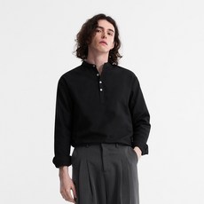 JHSTYLE 男士牛津亨利領襯衫 JMROK166