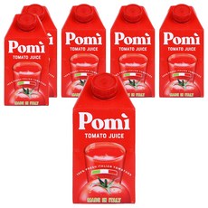 Pomi 榨汁番茄汁, 6個, 500ml
