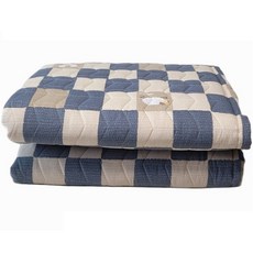 智能碳纖維電熱毯 BTM-56SS, SS(110 x 200cm), 格紋灰色