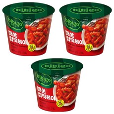 CJ bibigo 辣味杯裝年糕, 3個, 110g