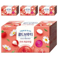 담터 콜드브루티 리치캐모마일, 1g, 20개입, 4개
