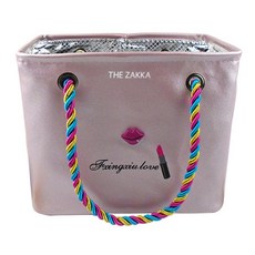 THE ZAKKA 印花浴室收納包 粉色, 1個