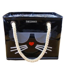 THE ZAKKA 太陽鏡貓沐浴包 黑色, 1個