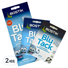 보스틱 블루택 오리지널 50g + 90G + 화이트 50g 세트, 2세트