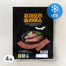 GAMI 중국산 훈제오리 슬라이스 (냉동), 800g, 4개