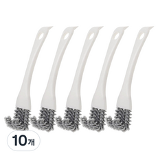 生活公式 多功能廚房清潔刷, 白色, 10個