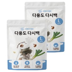 조니프리 다용도 다시백, 대(L), 2개, 100개입