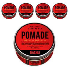 DASHU 男士經典Pomade Extreme Red定型髮膠, 100g, 5個