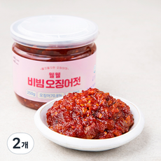웰웰 비빔 오징어젓, 250g, 2개