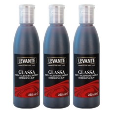 LEVANTE 摩德納巴薩米克醋, 3個, 250ml