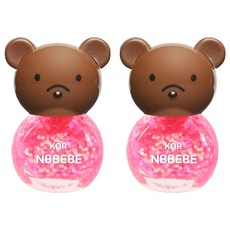 엔비베베 아동용 매니큐어, 블링핑크, 2개