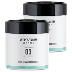 W 更衣室香薰除臭劑 No.03 嬰兒綠茶, 110g, 2個