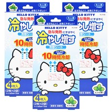 novopin Kitty退熱貼 5 x 12cm 薄荷, 4片, 3盒