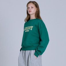 베이직하우스 여성용 크롭 자수 맨투맨 LYTS7201