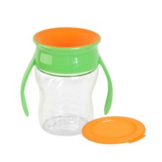 와우컵 베이비 트라이탄 빨대컵, 207ml, 1개, 클리어그린