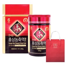 CHUN JAE MIUNG Korea Red Ginseng Gold紅蔘濃縮液+提袋, 240g, 1組