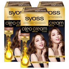 사이오스 올레오크림 염모제, 2N스파클링브라운, 3개