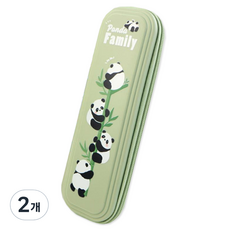 DOnG-A Pms 可愛熊貓硬殼鉛筆盒/收納包, 熊貓家族, 2個