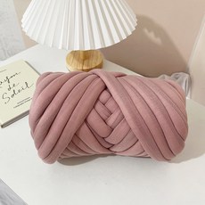 피어니스트 자이언트얀 점보 핑거니팅 손뜨개실 250g, 로즈핑크, 1개