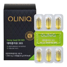 올리닉 대마종자유 365, 1개, 30정