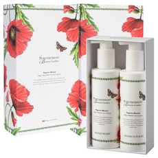 PORTmeIRION 波特玫琳恩 植物園洗手乳+護手乳液組 Poppy, 2組