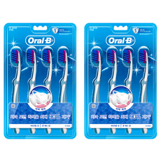 Oral-B 歐樂B 3D全方位亮白牙刷, 4件, 2個