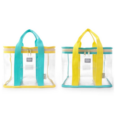 Bagtory HK 百寶袋王 HELLO Boxy 特厚 500g 7L 2個, 藍色 + 黃色, 1組