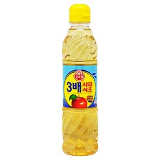 오뚜기 3배 사과식초, 500ml, 1개