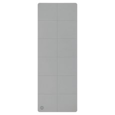 HOME GYM CLUB 居家健身 好觸感無味加厚瑜珈墊 TPE材質 輕量設計, 183 x 61 x 0.6cm, 灰+黑, 1個