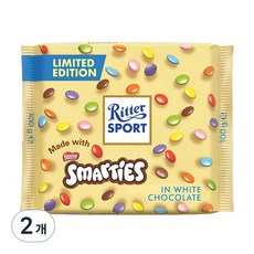 Ritter Sport Smarty's 白巧克力, 2個, 100g