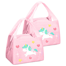 KOM 保溫餐袋-獨角獸 防水牛津布, 22 x 15 x 17cm, 2個