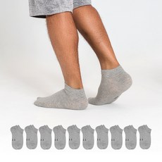 에이원패션 남성용 실속형 무지 스니커즈 양말 10켤레