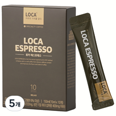 로카에스프레소 액상 스틱 커피 릴랙스, 15ml, 10개입, 5개