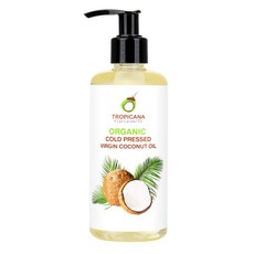 TROPICANA 冷壓初榨椰子油 臉&身體用, 250ml, 1個