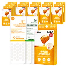 폴메디슨 케어덤씬 하이드로콜로이드 스팟패치 허니, 68개입, 12개
