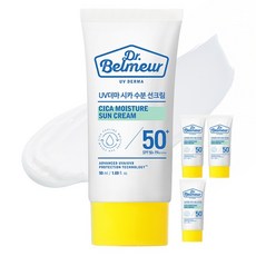 더페이스샵 닥터벨머 UV 더마 시카 수분 선크림 SPF50+ PA++++, 50ml, 4개
