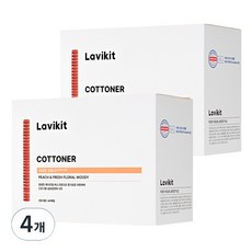 La vikit 塗佈機烘乾機片材織物柔順劑杏麝香香精, 4個, 40張