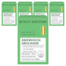 Body Doctors 超臨界 rTG Omega-3 優質版, 60錠, 5個