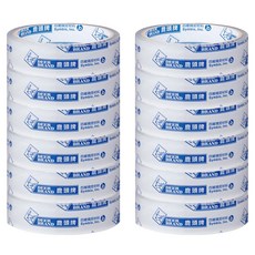 DEER BRAND 鹿頭牌 極亮透OPP超透明膠帶 24mm x 40Y 6捲, 透明, 2組
