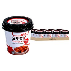 YOPOKKI 辣炒年糕杯 甜辣味, 140g, 12個