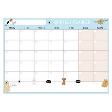 奈米軟性磁鐵月曆 0.5mm 台灣製, 1個