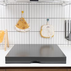 주식회사아텍스 국내산 인덕션 덮개, 다크그레이, 1개