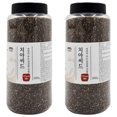 건강곡간 치아씨드 통, 500g, 2개