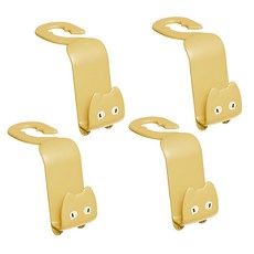 minono 貓咪汽車椅背掛鉤 2入一組, 顏色隨機, 2組