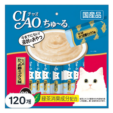 챠오츄르 고양이 짜먹는 간식, 14g, 120개, 혼합맛(가다랑어/가츠오부시)