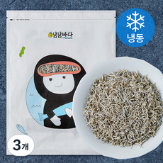 냠냠바다 짜지않은 순한 어린이멸치 (냉동), 3개, 250g