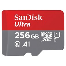 SanDisk 晟碟 Ultra microSDXC UHS-I A1 高速讀取記憶卡, 256GB, 1個