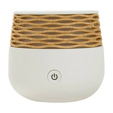 LifeShopping 超音波精油香氛水氧機 30ml水容量 尺寸88x80mm, CAAD0050S2, 珍珠白