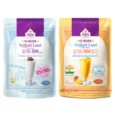 티아시아키친 라씨 요거트 파우더 + 망고 파우더, 1세트, 320g, 2개입