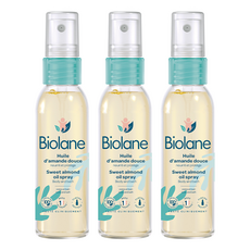 비올란 베이비 스위트 아몬드 오일 스프레이, 3개, 75ml